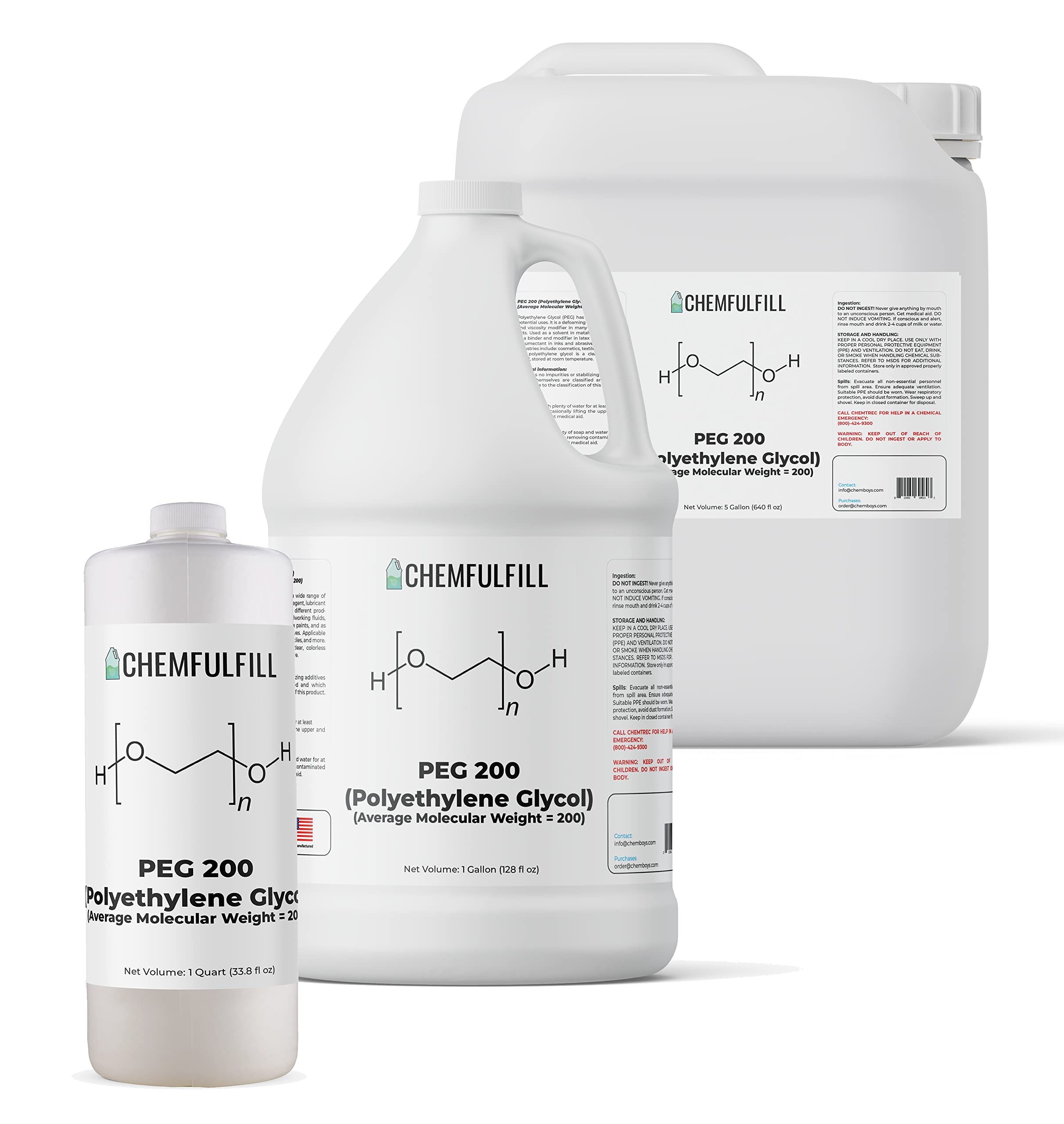 Chemfulfill PEG 200 – Polyethylene Glycol 200