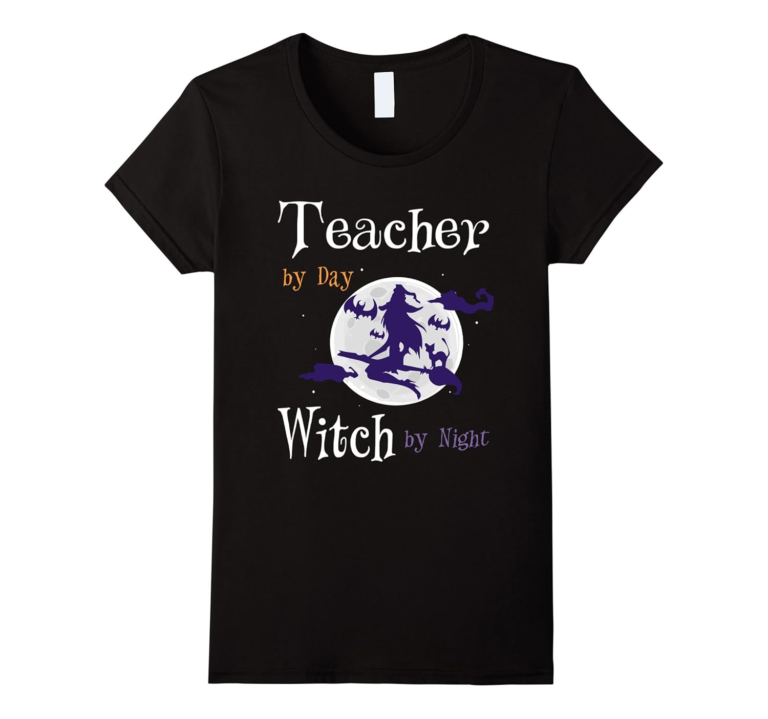 Womens Funny Halloween Teacher Apparel-ANZ