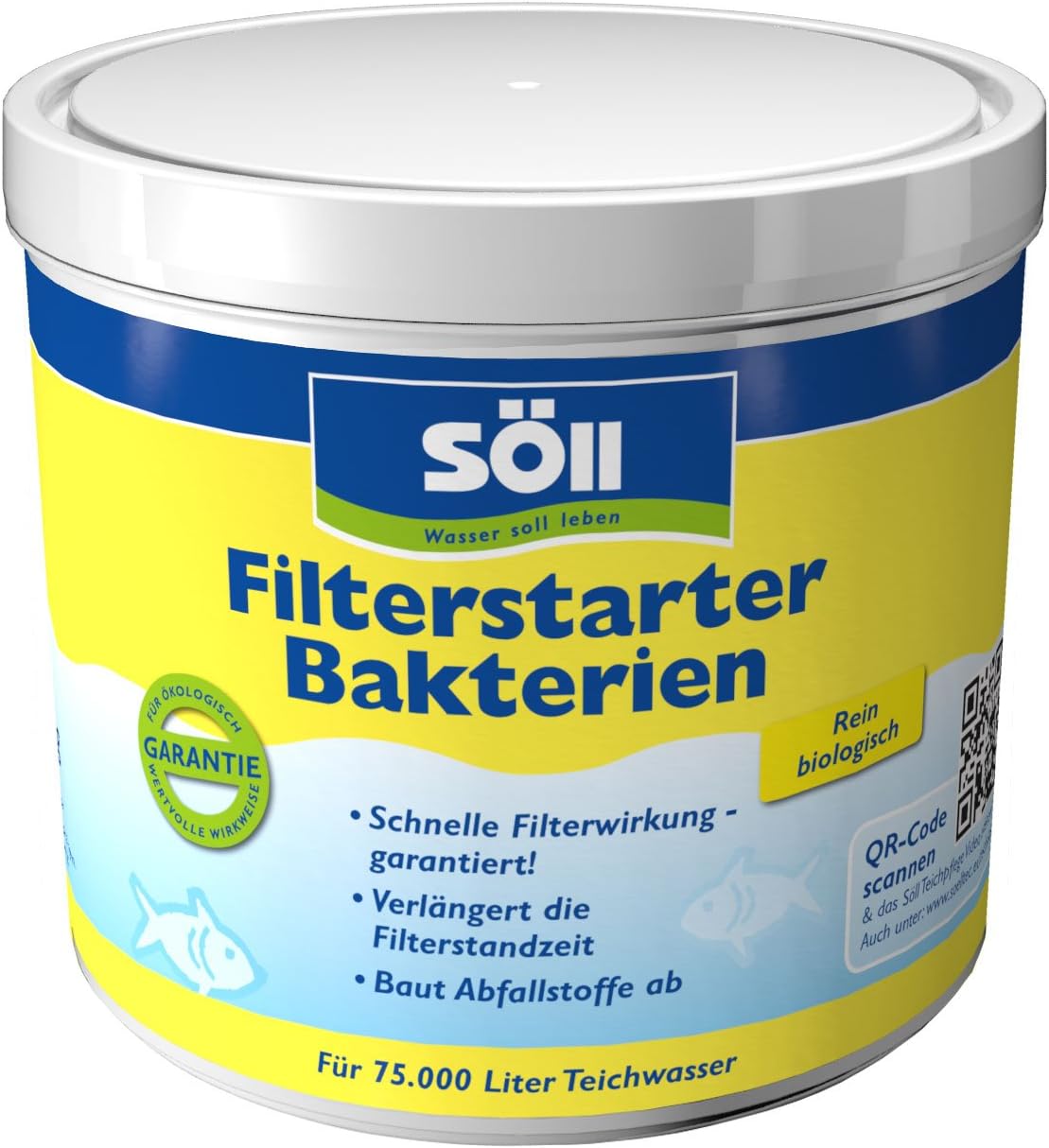 Söll Filter Starter Bacteria Activate the Biology in Your Pond Filter
