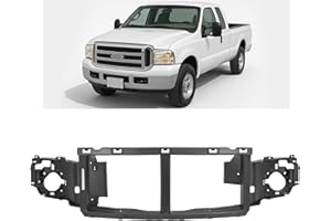 ALMULOO Header Panel Compatible with 2005-2007 Ford F250 F350 F450 F550 Super Duty Excursion Headlight Mounting Panel Replacement for FO1220240 FO1221135 6C3Z8A284A