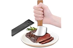 YOTAN Rocker Knife for Disabled, Steak Knives One Handed Gadgets, Curved Knife for Make Salad or Cut Food in Can & Bowl, Adap