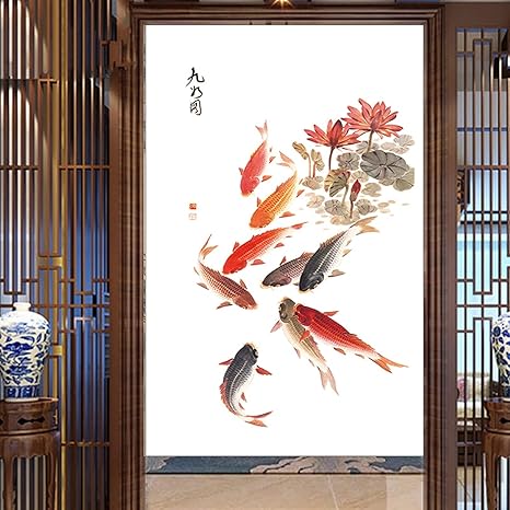 Amazon のれん 暖簾 掛けカーテン 半間 仕切り 中国風 山水柄 イラスト 綺麗 オシャレ 柔らかい 見えにくい 省エネ 部屋用 店舗用 キッチン 玄関 脱衣所 居酒屋 水洗い つっぱり棒 遮音 防寒 断熱 四節通用 のれん オンライン通販