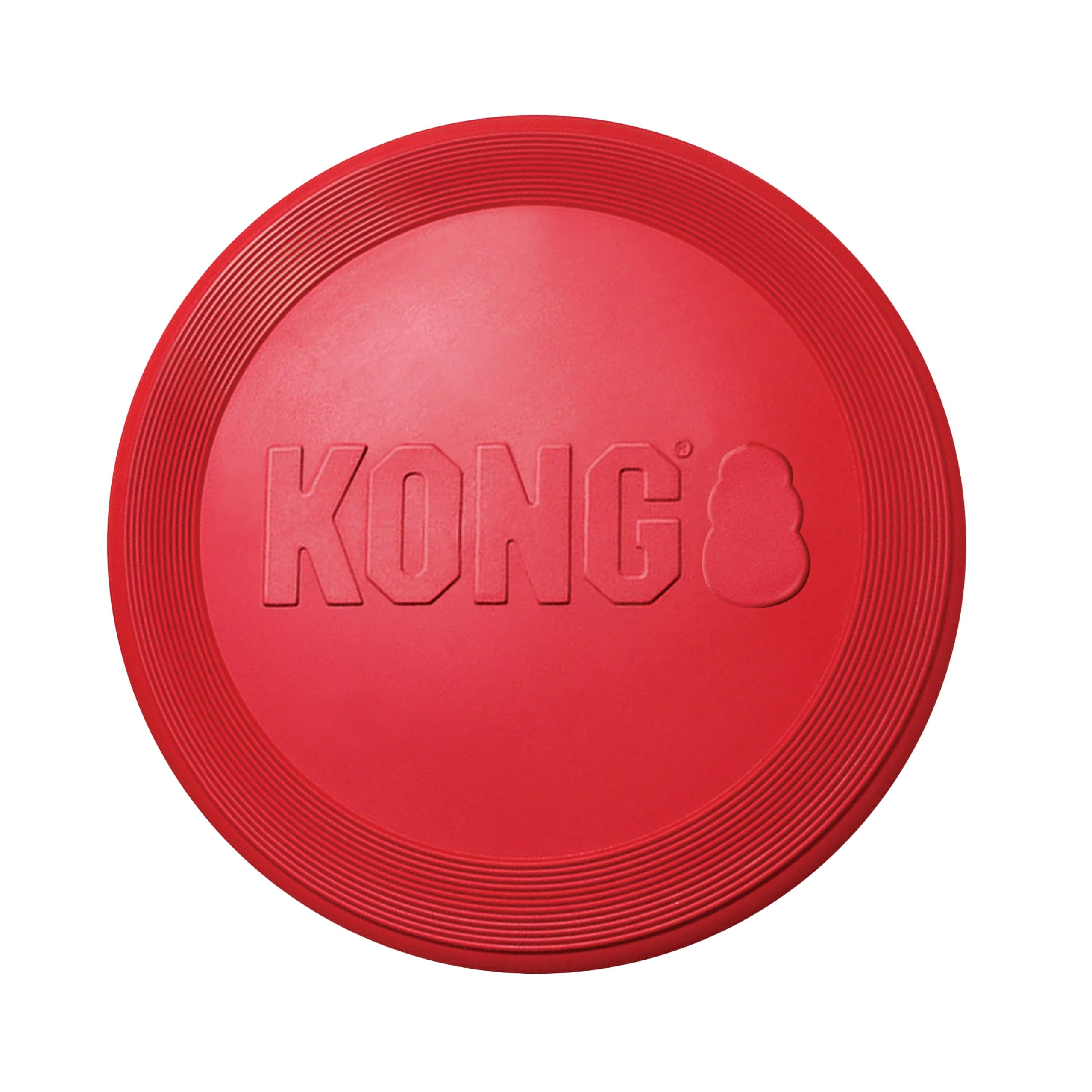 KONG Flyer - Durable Dog Toy for Outdoor Playtime - Natural Rubber Flying Disc for Fetch - For Small Dogs