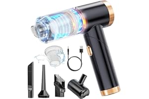 Masseul Cordless Vacuum Cleaner for Car, Handheld 3-in-1 Powerful Suction Car Vacuum Cleaner, 15000PA Rechargeable Portable Mini Vacuum