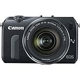 Canon EOS M 18.0 MP Compact Systems Camera with 3.0-Inch LCD and EF-M18-55mm is STM Lens