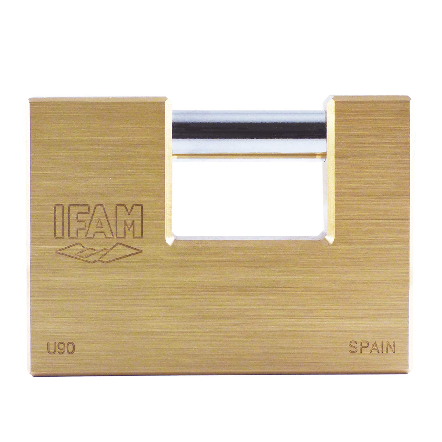 ifam 000790 Brass Padlock 90mm