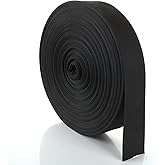 ZOEYES 2 Inch Heavy Duty Nylon Webbing 50 Yards Black Strapping Webbing, Flat Webbing Strap, Great for Dog Leash, Collars, Seat Belt, Backpack, Outdoor DIY Gear Repair
