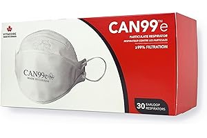 Vitacore CAN99e Disposable Earloop Masks | High Filtration | Premium Materials | Comfortable Fit | Made in Canada