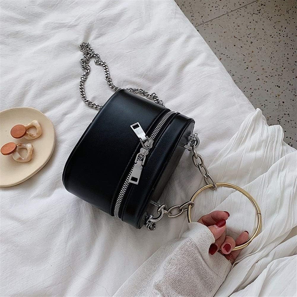 Fashion Autumn Winter Luxury Women's Handbags Designer Vintage Small Round Pack Shoulder Messenger Bag