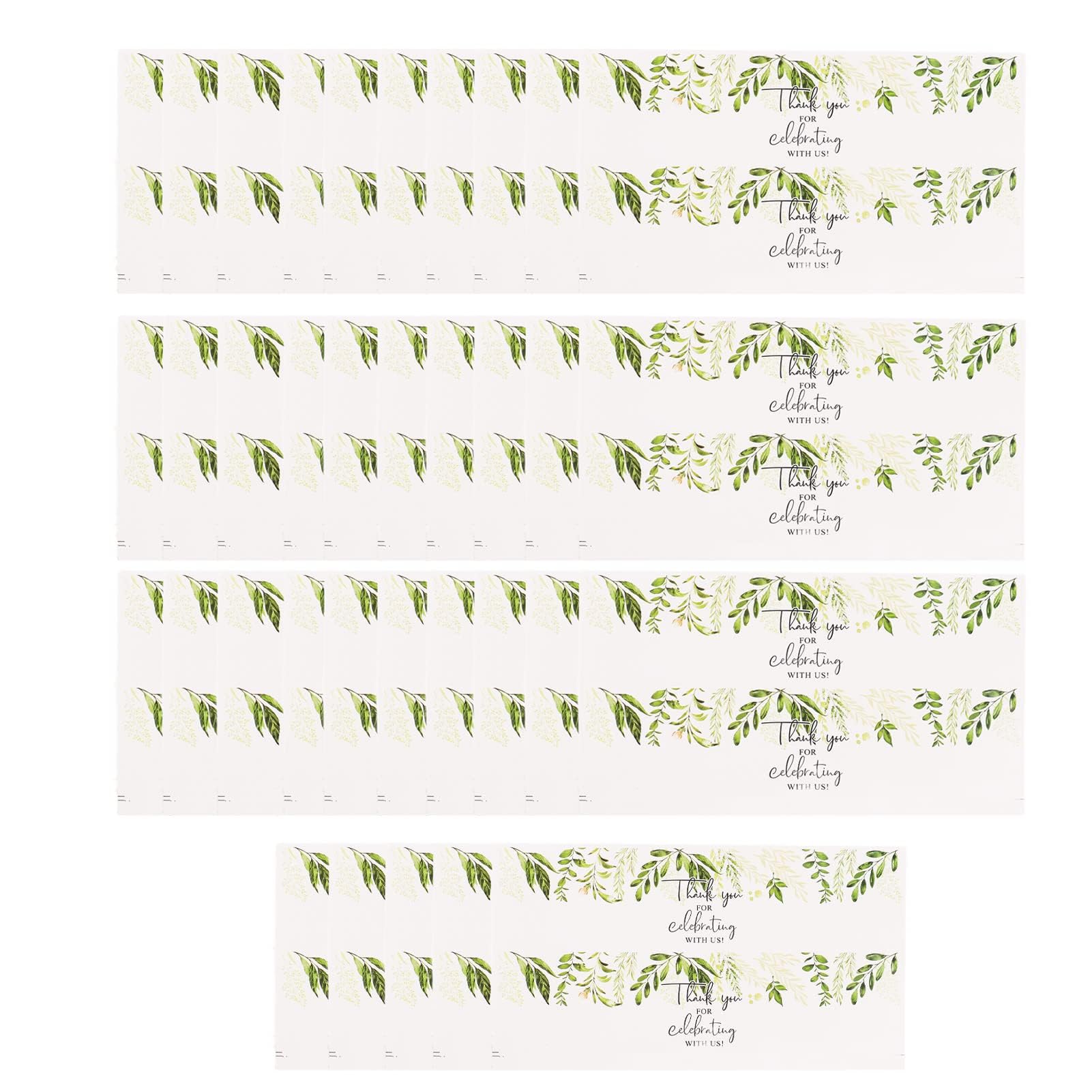 70Pcs Water Bottle Labels, Waterproof Wine Bottle Labels Sticker Covers Greenery Plant Water Bottle Wraps Sticker HM220516001