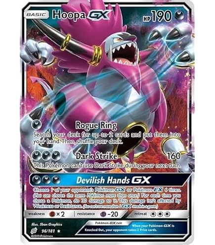 Amazon.com: Pokemon - Hoopa-EX (XY85) - XY Black Star Promos