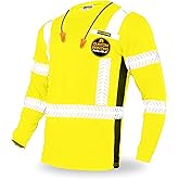 KwikSafety - Charlotte, NC - Limited Edition Long Sleeve Safety Shirts [Deluxe Fishbone Tape] Class 3 ANSI OSHA Compliant