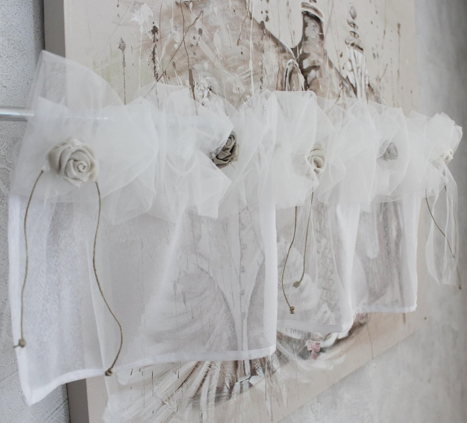 Gardinen Vorhange Gardine Shabby Chic Vintage 30 Lang Hoch Prinzessinnen Mit Rosen Mobel Wohnen A2privathospital Dk