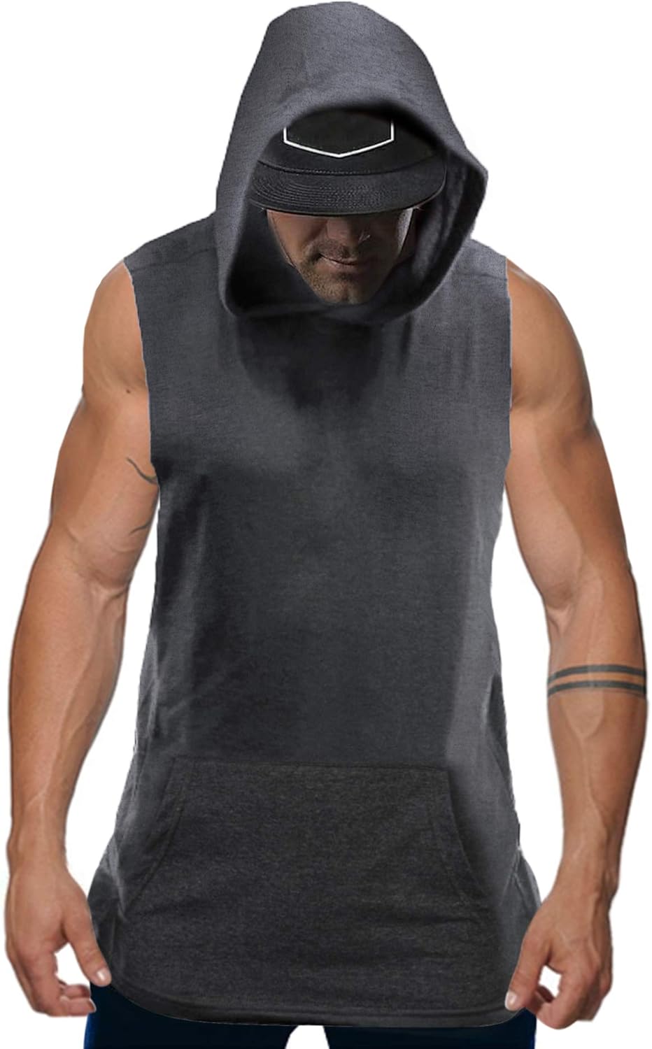 hooded workout shirt