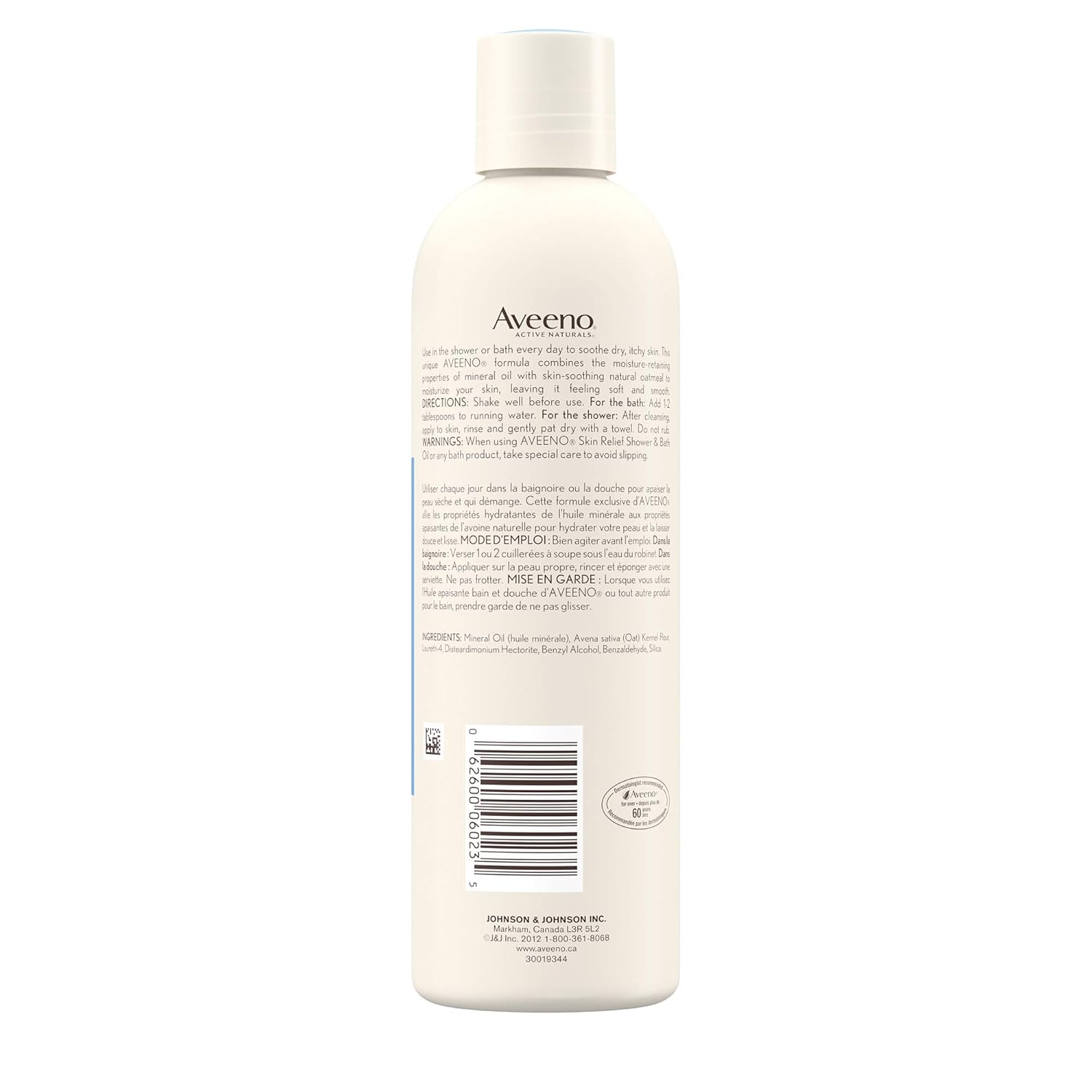Aveeno Skin Relief Shower & Bath Oil - 10 oz - 3 pk : Beauty