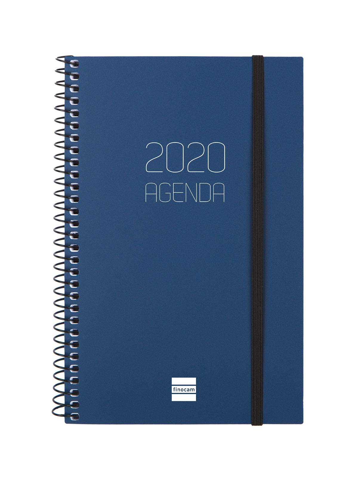 Finocam – Agenda 2020 Week View Landscape Spiral Opaque Catalan Blue