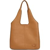 Kattee Leather Tote Bag Purse for Women, Leather Womens Tote Handbags Hobo Shoulder Bags, Large Capacity