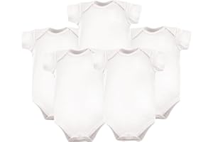 Luvable Friends Baby Girls' Cotton Bodysuits