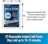 General Medi Instant Cold Pack 10x14cm Set of 25 Disposable Cold Therapy Packs view 2
