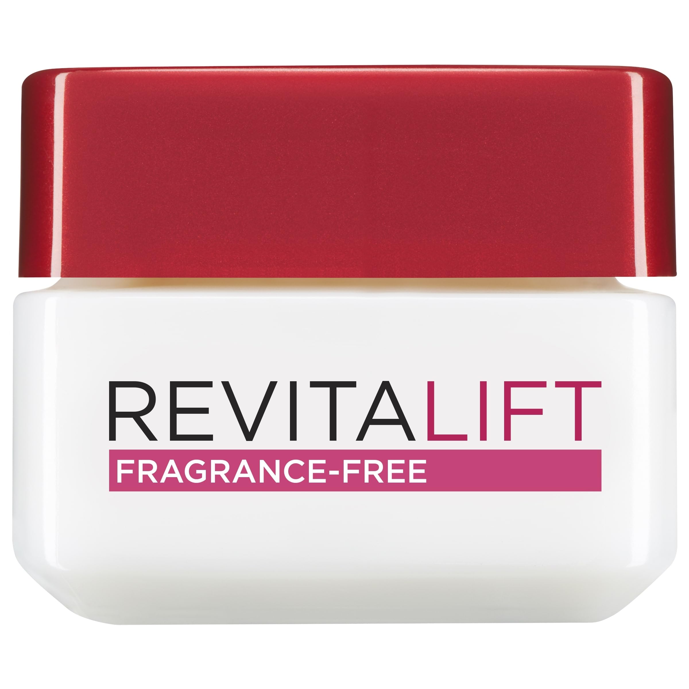 L’Oréal Paris Revitalift Hydrating Fragrance-Free Day Cream, Visibly Lift, Firm and Moisturise Skin, Formulated with With Natural Probiotic Extracts, 50ml