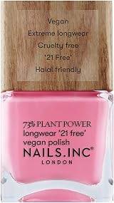 Nails.INC Plant Power Nail Polish 14ml 21 Free Cruelty Vegan Detox On Repeat