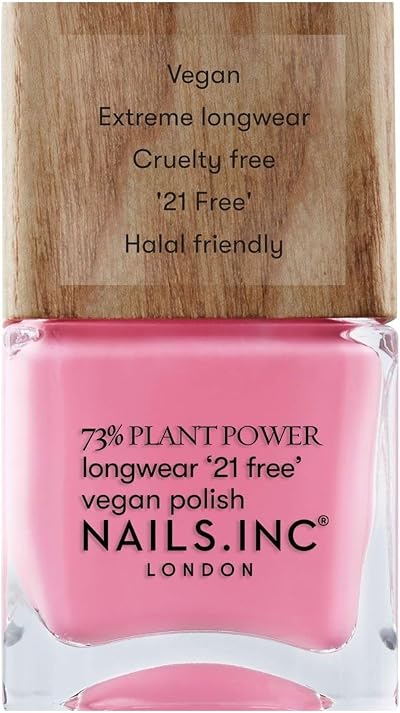 Nails.INC Plant Power Nail Polish 14ml 21 Free Cruelty Vegan Detox On Repeat