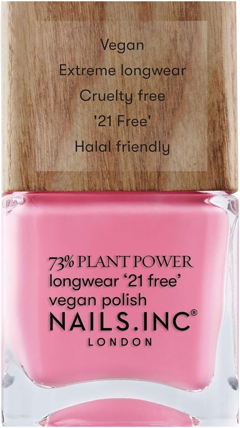 Nails.INC Plant Power Nail Polish 14ml 21 Free Cruelty Vegan Detox On Repeat