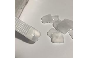 ITEM4EVER 144 pcs Silicone End Caps for Rigilene Polyester Boning Clear (6mm)