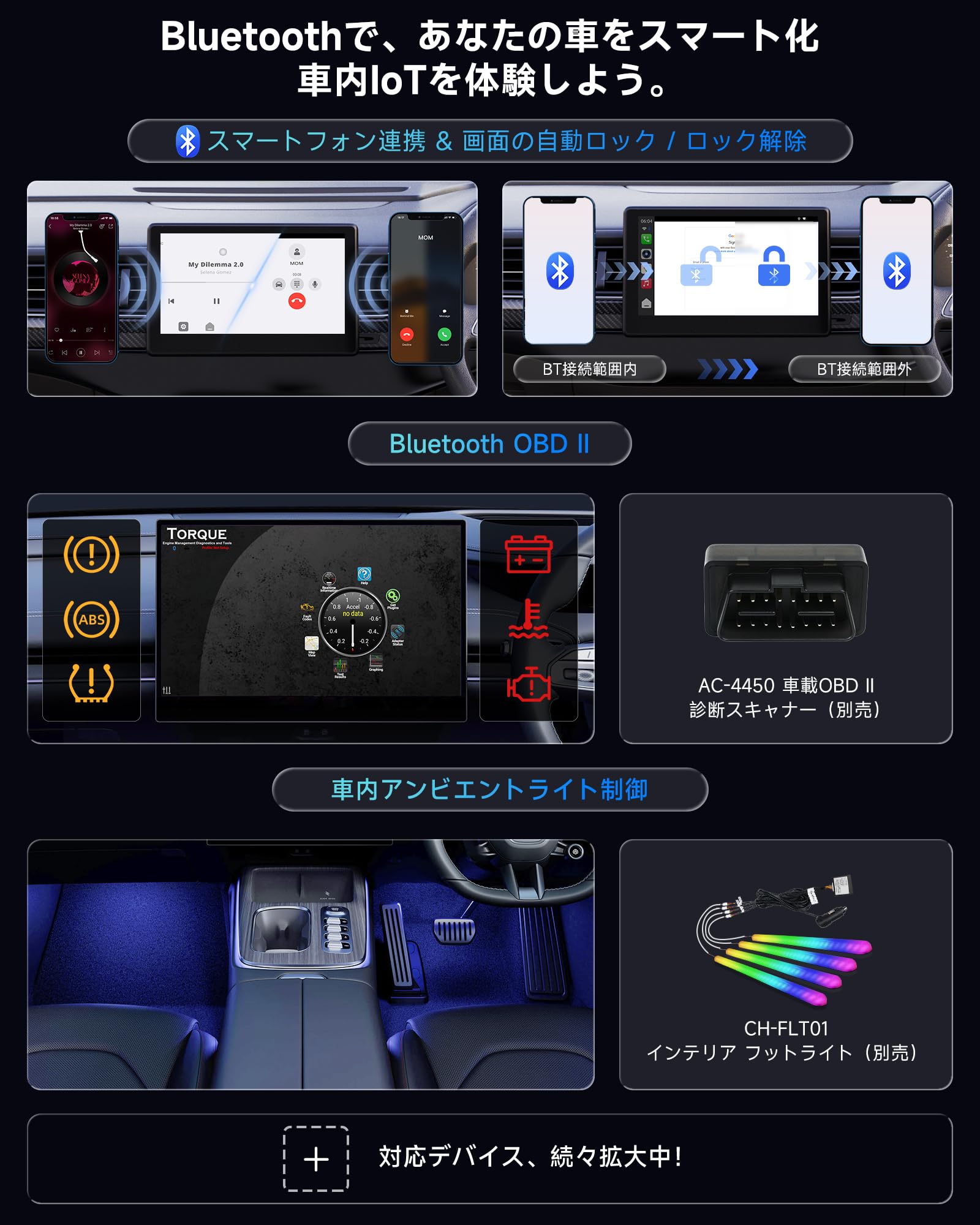 ATOTOOUT【AI Box CarPlay】AIボックス、ワイヤレスCarplay・Android Auto対応、2GB+16GB 、動画配信アプリ視聴可能（YouTube・Netflix・Prime Video・Spotify）、HDMI出力、内蔵デュアルWi-Fi・デュアルBluetooth・AI搭載、USB拡張対応・プラグ＆プレイ・OTAアップデート対応、CB4CT (グレー)