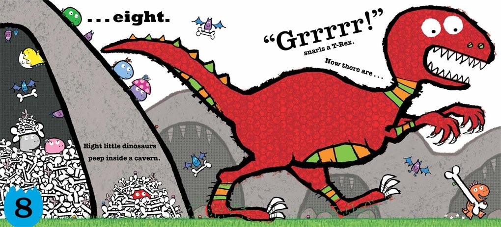 Ten Little Dinosaurs 9781408346464 Amazon Com Books