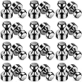 24Pcs Black Refrigerator Magnets Magnetic Push Pins,Fridge Magnets,Push Pin Magnet, Magnetic Thumb Tacks for Kitchen, Office, School, Whiteboard