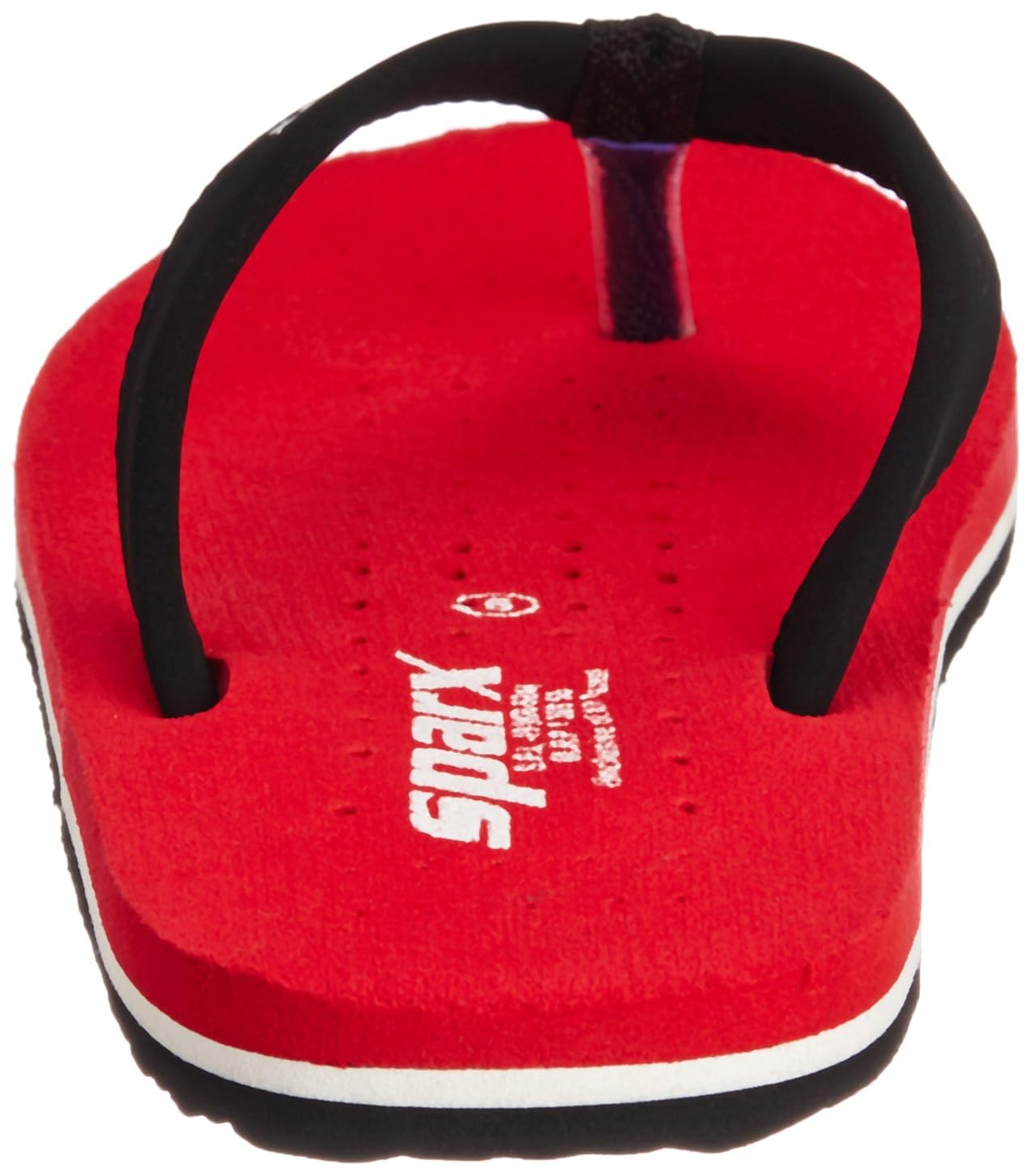 sparx women's red velvet basic flip-flops and house slippers - 6 uk (sfl-19)