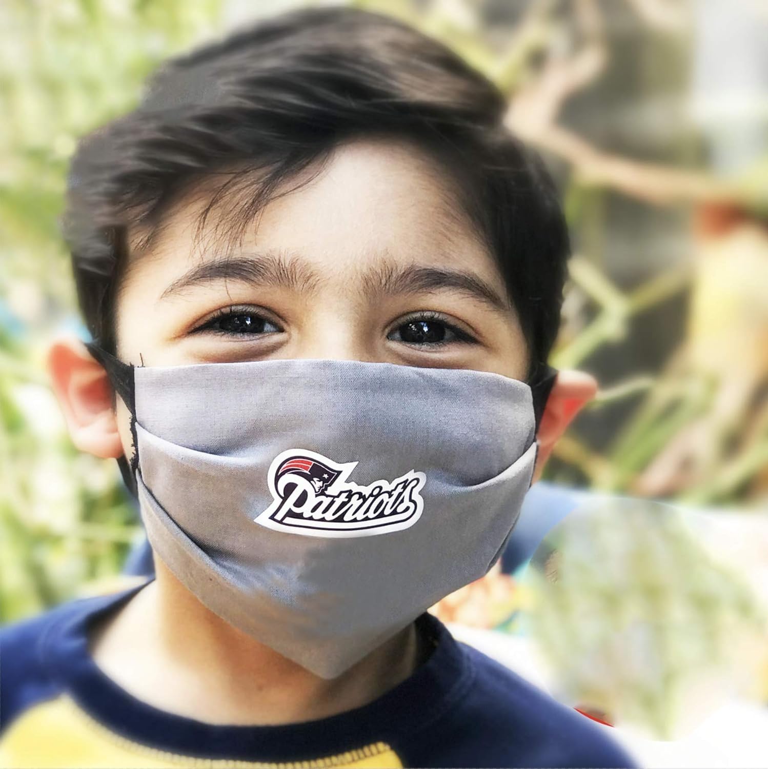 Amazon Com Patriots Face Mask For Kids And Toddlers With Filter Pocket Made Of Washable Reusable 100 Cotton Fabric Optional Adjustable Ear Straps Made In Usa Free Shipping Handmade