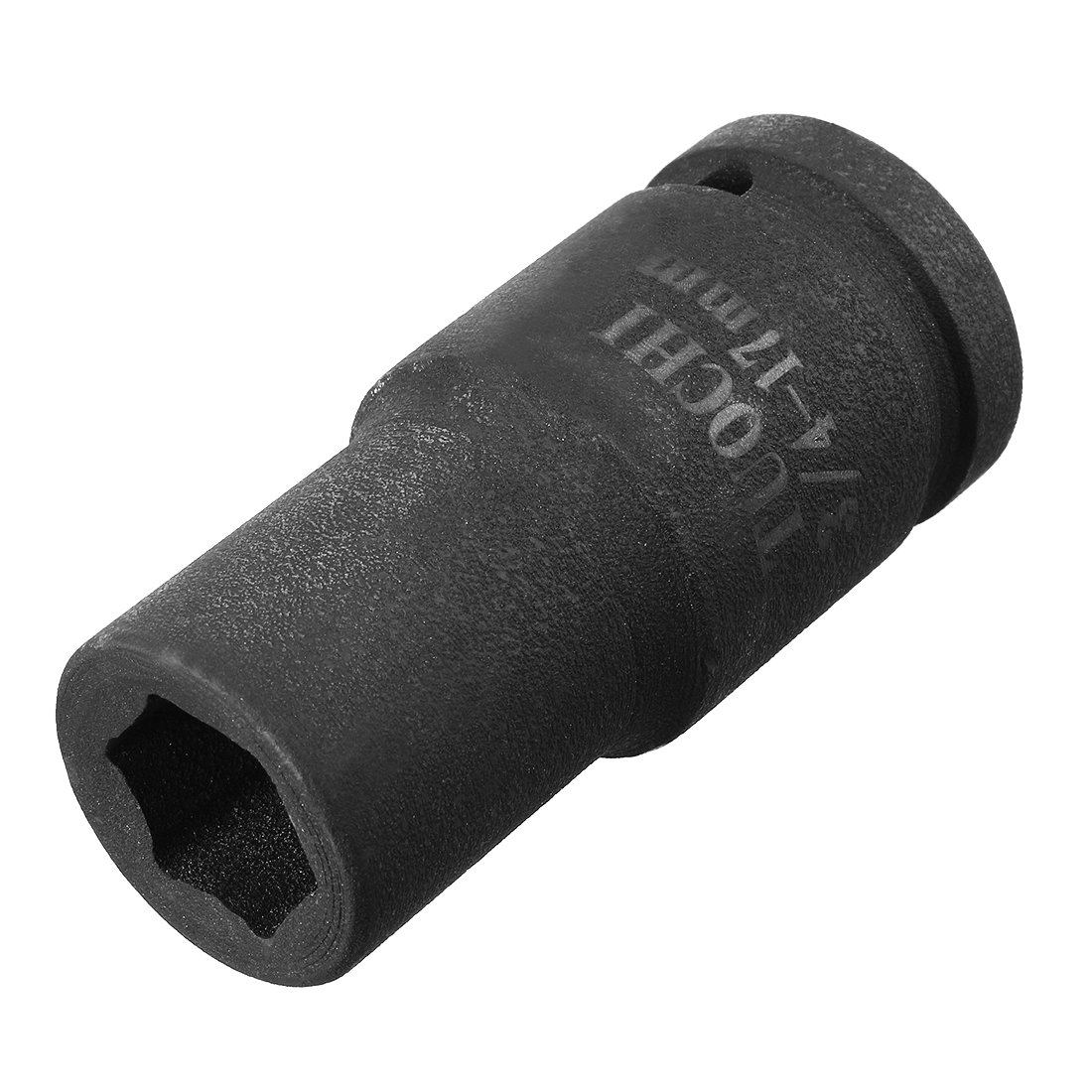 sourcing map 3/4-Inch Drive by 17mm Deep Impact Socket, 6-Point, Cr-V, Metric