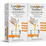 Lypo–Spheric Vitamin C – 2 Cartons (60 Packets) – 1,000 mg Vitamin C & 1,000 mg Essential Phospholipids Per Packet – Liposome