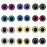 Julie Wang 10pairs 25mm Owl Bird Glass Eyes for Art