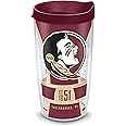 Tervis Made in USA Double Walled Florida State University FSU Seminoles Insulated Tumbler Cup Keeps Drinks Cold & Hot, 24oz, Spirit
