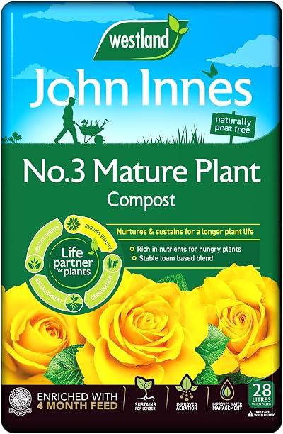 Westland 30L No.3 John Innes Mature Plant Compost 30L Loam Based