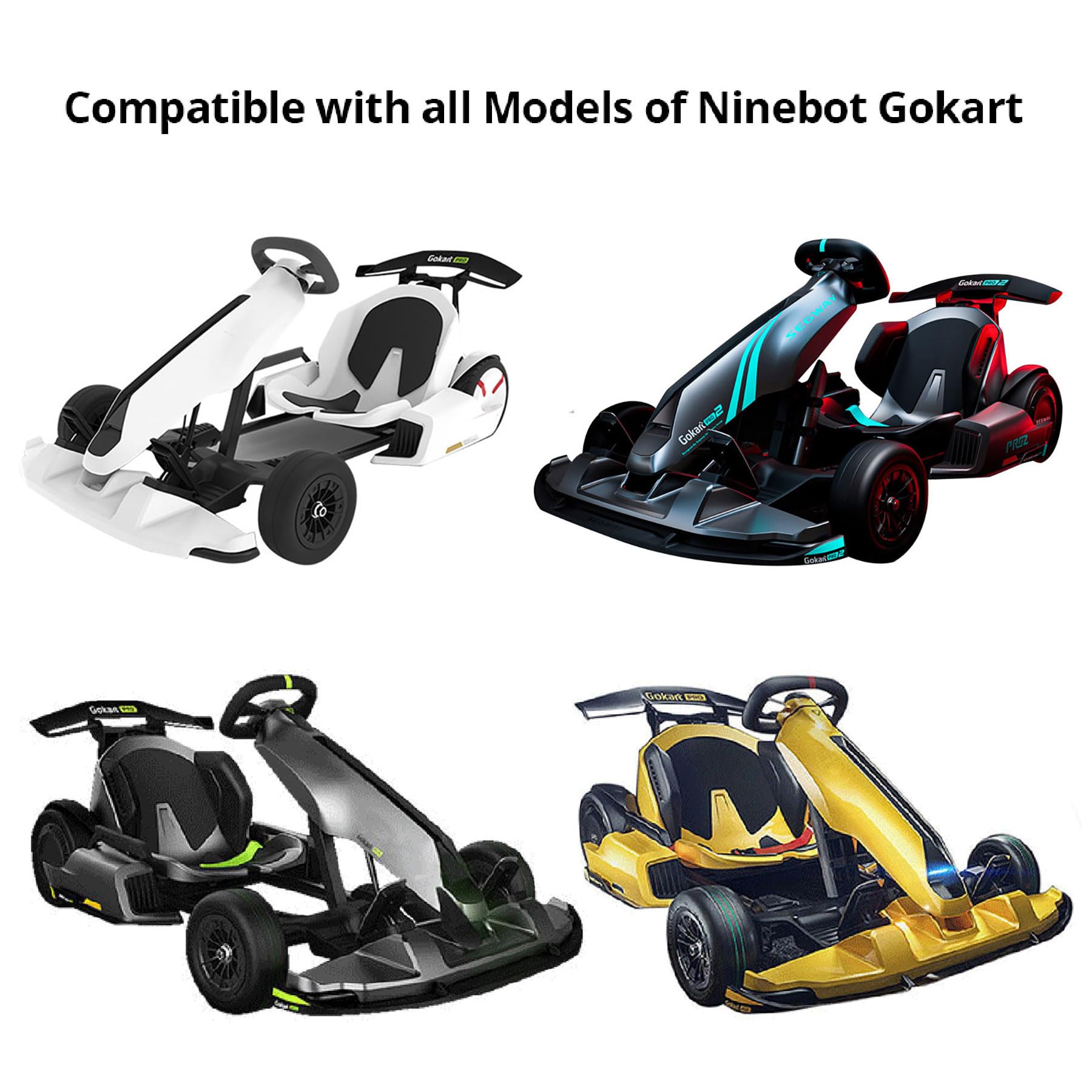 Quick Release Sports Drift Tire are Suitable for Sagway Ninebot S MAX self-Balancing Scooters and Ninebot Gokart Pro Kart Accessories