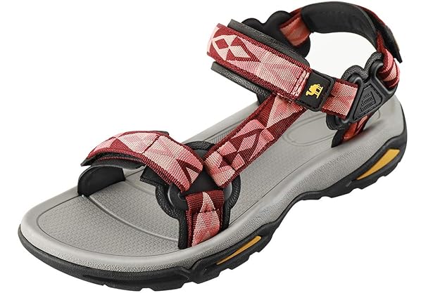 CAMEL CROWN Damen Sport-& Outdoor Sandalen Sommerschuhe Flach Frauen Sneaker Strand Beach Atmungsaktiv Wandern Sandalen Walki