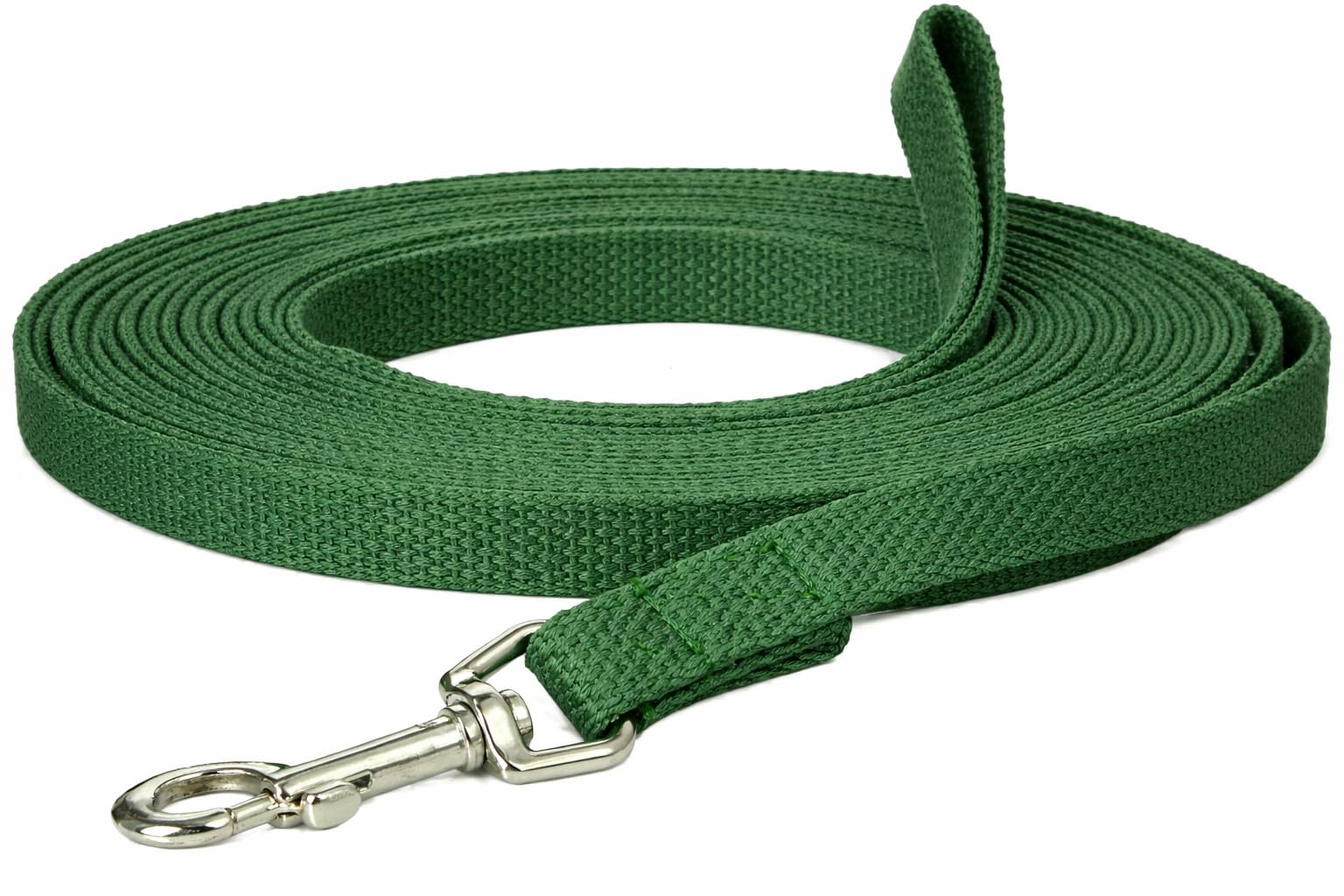 OmniPet Cotton Dog Training Lead for Dogs, 20', Green