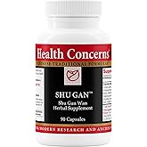Health Concerns Shu Gan – Liver Support & Digestion Relief – Bloating, Nausea, Gut Health, Gallbladder & Gastric Balance – Chinese Herbal Formula with Turmeric & Peony – 90 Capsules