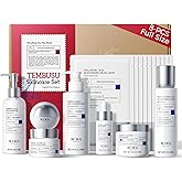 NING DERMOLOGIE Skin Care Set: 8-Step Tembusu Essence Skincare Kit, Cleansing Hydrating Moisturizing Anti-Aging Gift Sets for Women – Complete Daily Routine for Sensitive, Dry, Oily & Aging Skin