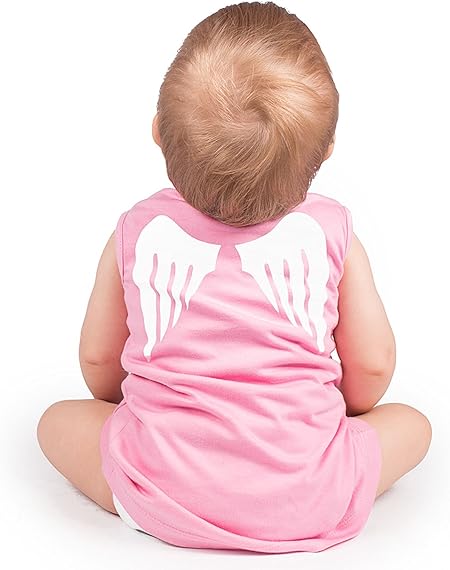 Baby Moo S Deguisement Pour Bebe Avec Ailes D Ange Et Fee Pour 1er Anniversaire Fete Ou Cadeau De Fete Prenatale Rose 0 6 Mois Amazon Fr Bebes Puericulture