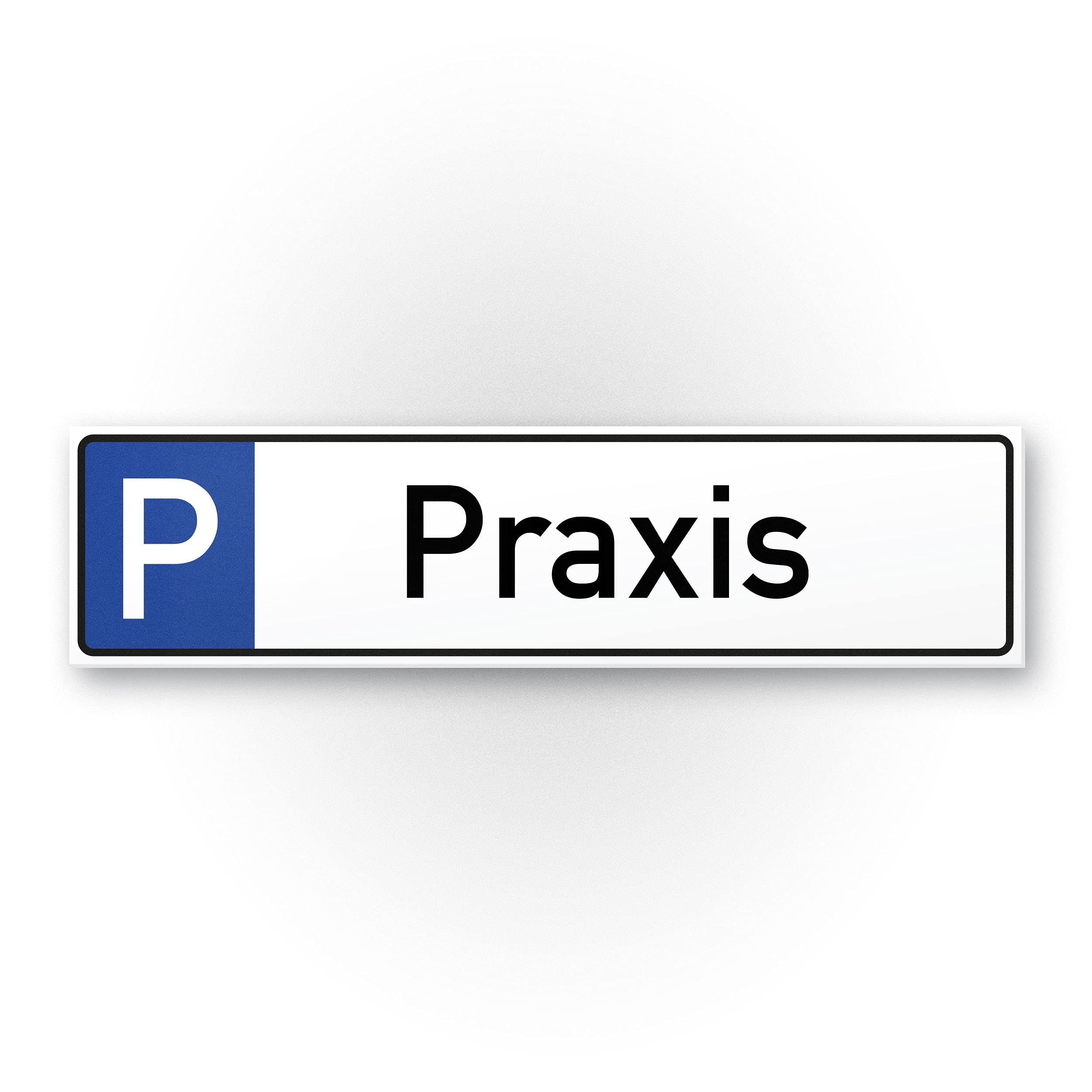 Parking Practice, Doctor’s Practice, Medical Practice Plastic Sign, Safety Sign, Private Parking, Private Land Plaque Reserved – Parking Space Leaving Practice