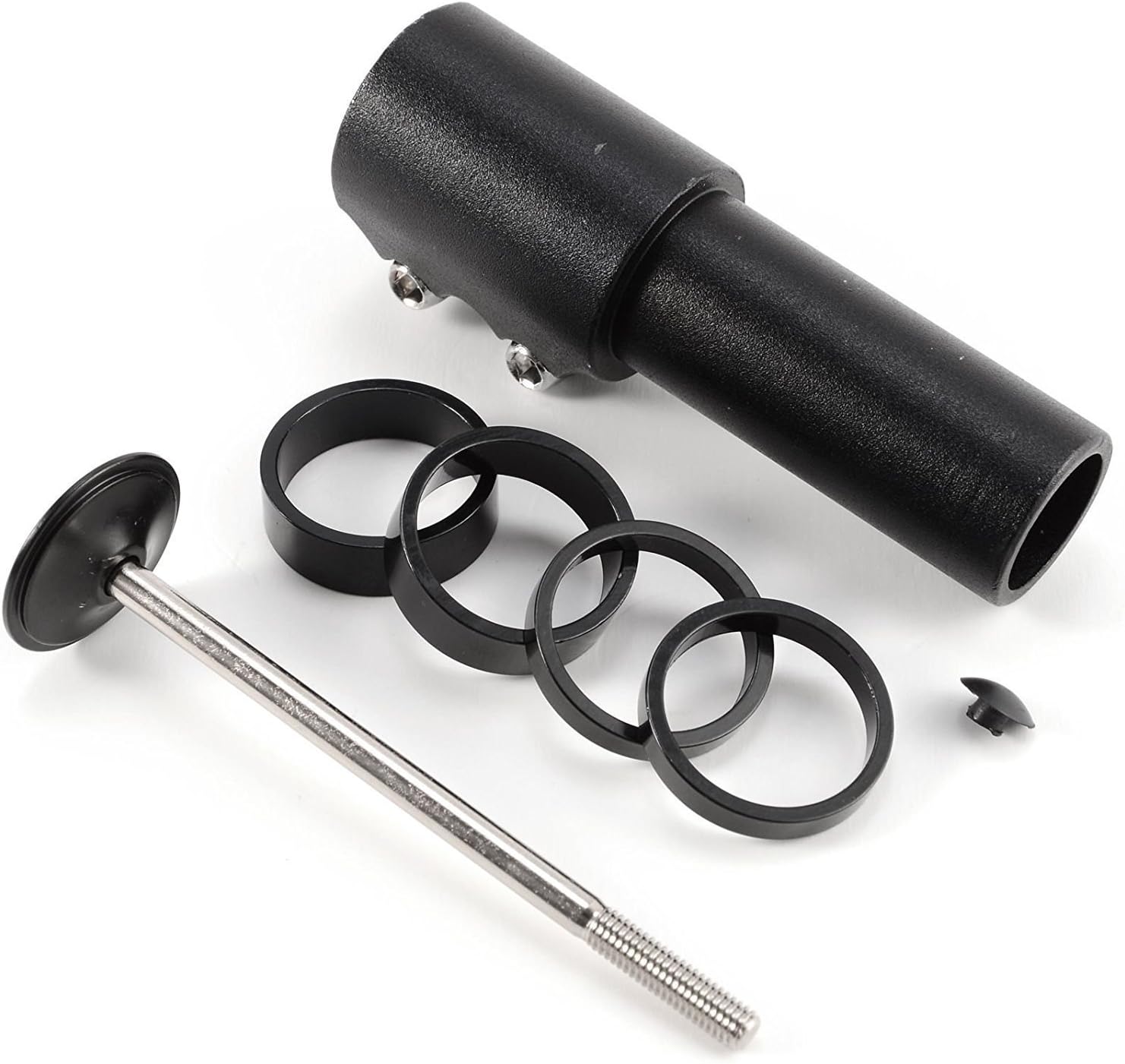 Gasah Bicycle Handlebar Riser Extension Fork Stem Extension Stem Raiser Fork Bicycle Handlebar Riser Handlebar Rise Extension Stem Raised 122 mm