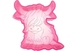 (300 Design Optional) MUBYOK M448 Highland Cow Baby Silicone Freshie Mold for Baking Aroma Beads Car Freshie Supplies