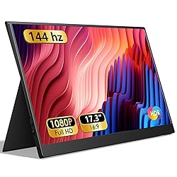 ForHelp 17.3" Portable Monitor 1080P FHD 144Hz