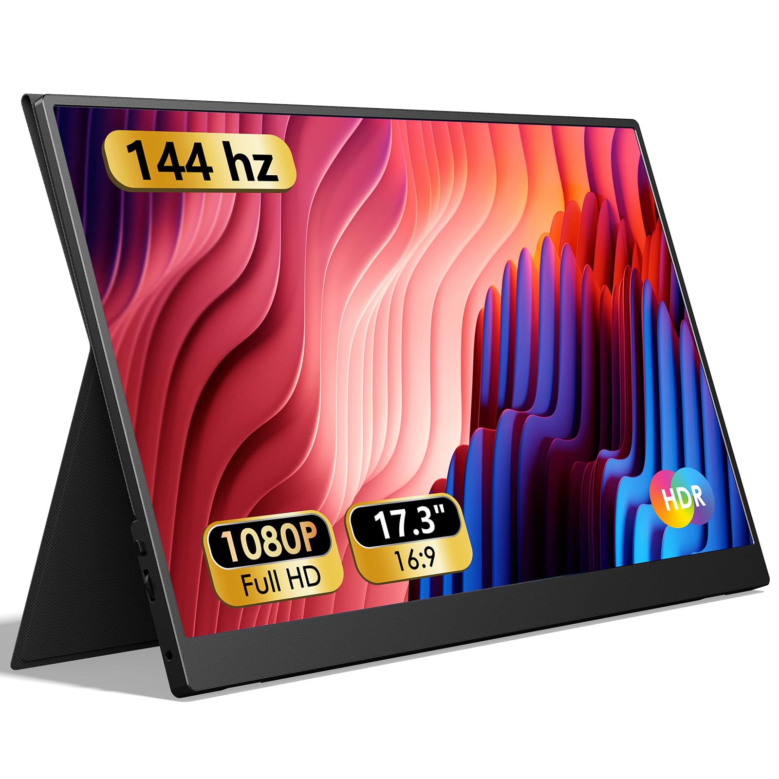 ForHelp 17.3" Portable Monitor 1080P FHD 144Hz