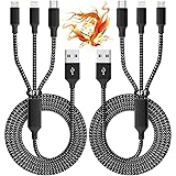 IDISON Multi Charging Cable(2Pack 4FT), 3 in 1 USB
